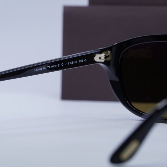 Final Price! Tom Ford Edward02 FT1002 01J Sunglasses